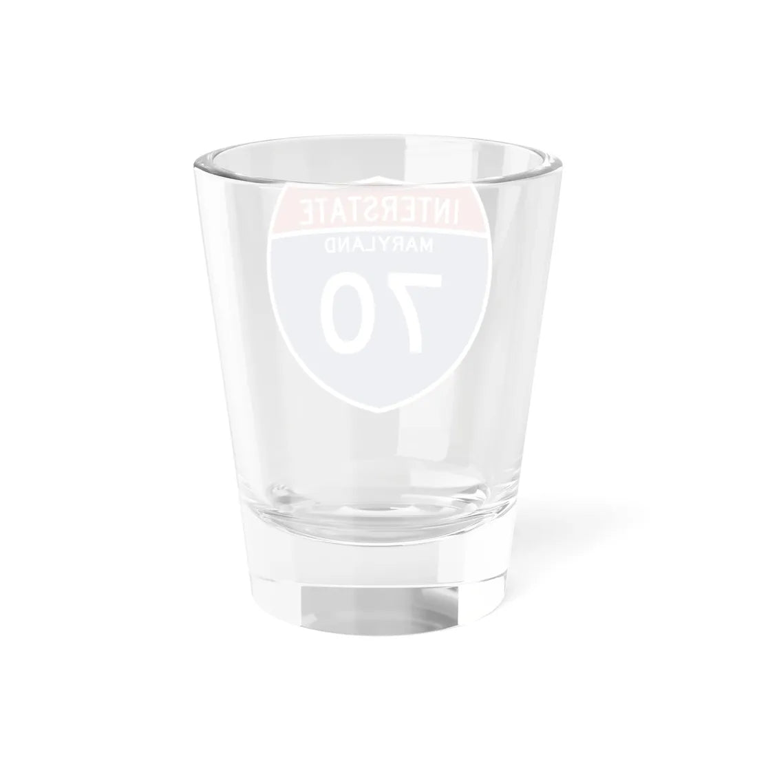 I-70 MD Metric (Maryland) (Road Sign) Shot Glass 1.5oz - Go Mug Yourself