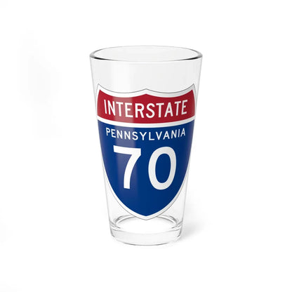 I-70 PA 1957 (Pennsylvania) (Road Sign) Pint Glass 16oz 16oz - Go Mug Yourself