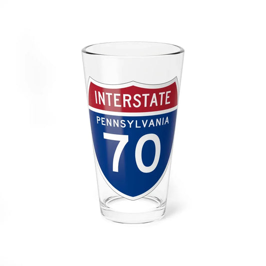 I-70 PA 1957 (Pennsylvania) (Road Sign) Pint Glass 16oz 16oz - Go Mug Yourself