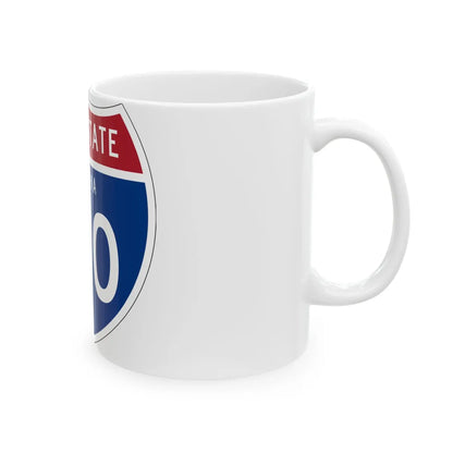 I-710 AZ 1957 (Arizona) (Road Sign) White Coffee Mug - Go Mug Yourself