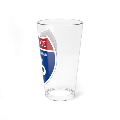 I-76 PA 1957 (Pennsylvania) (Road Sign) Pint Glass 16oz - Go Mug Yourself