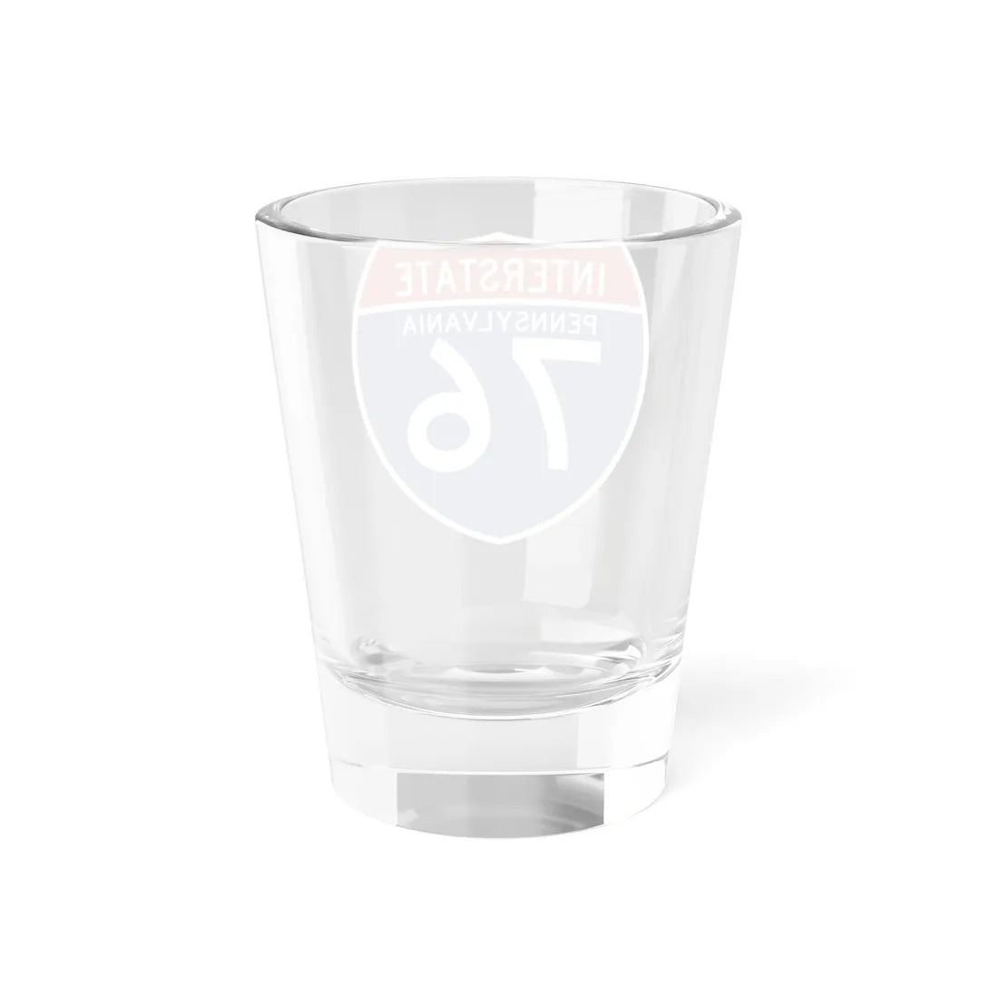 I-76 PA (Pennsylvania) (Road Sign) Shot Glass 1.5oz - Go Mug Yourself