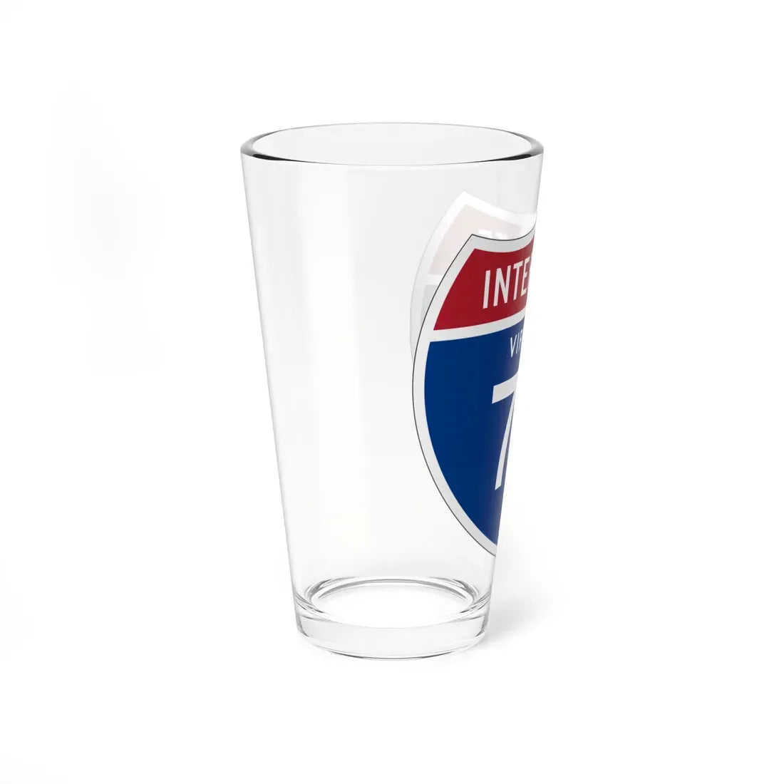I-77 VA 1957 (Virginia) (Road Sign) Pint Glass 16oz - Go Mug Yourself