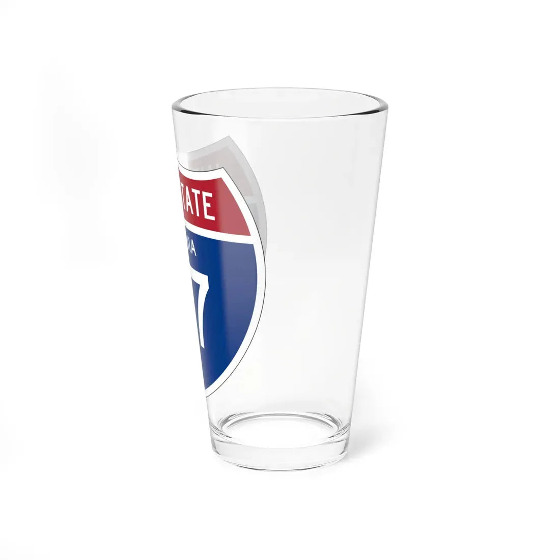 I-77 VA 1957 (Virginia) (Road Sign) Pint Glass 16oz - Go Mug Yourself