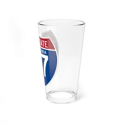 I-77 WV (Virginia) (Road Sign) Pint Glass 16oz - Go Mug Yourself