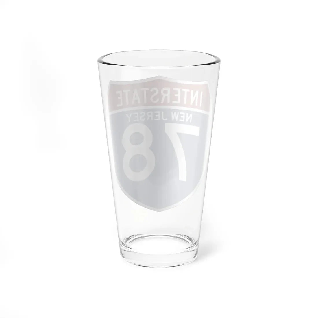 I-78 NJ (New Jersey) (Road Sign) Pint Glass 16oz - Go Mug Yourself