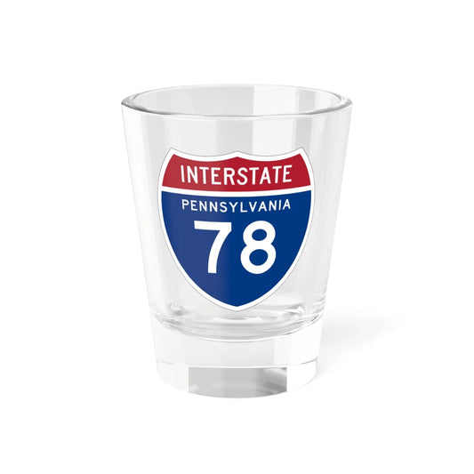 I-78 PA 1957 (Pennsylvania) (Road Sign) Shot Glass 1.5oz 1.5oz - Go Mug Yourself