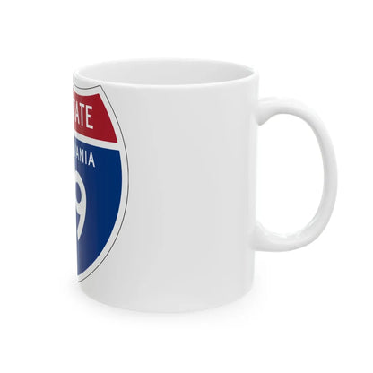 I-79 PA 1957 (Pennsylvania) (Road Sign) White Coffee Mug - Go Mug Yourself