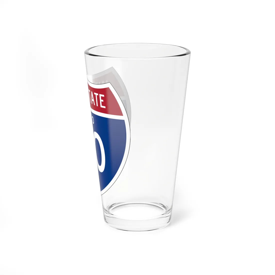 I-80 OH 1957 (Ohio) (Road Sign) Pint Glss 16oz - Go Mug Yourself