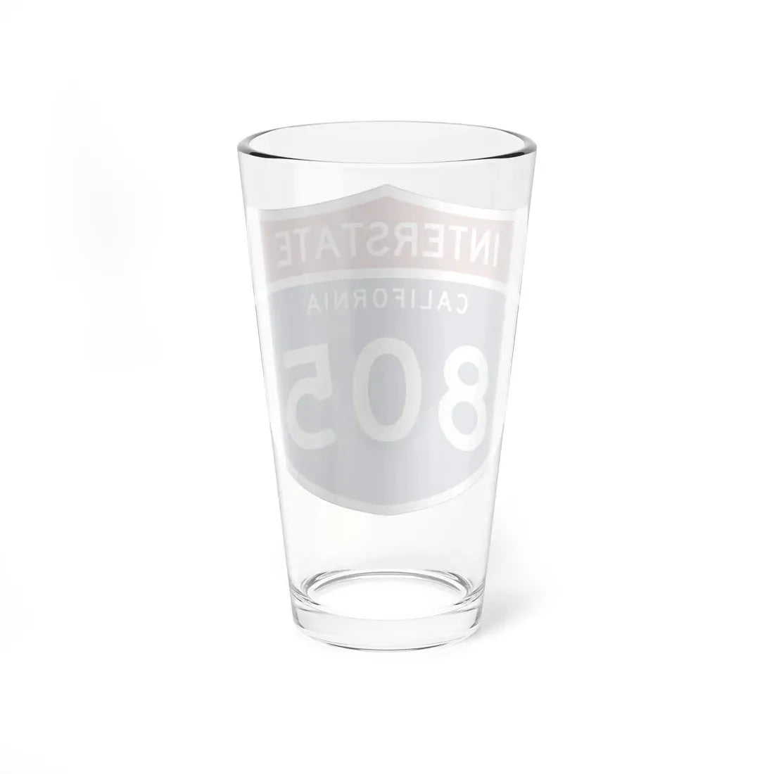 I-805 CA (California) (Road Sign) Pint Glass 16oz - Go Mug Yourself