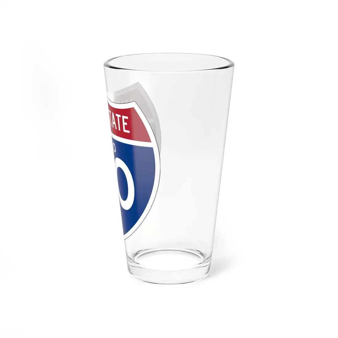 I-80N OH 1957 (Ohio) (Road Sign) Pint Glass 16oz - Go Mug Yourself