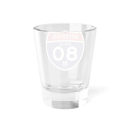 I-80N OH 1957 (Ohio) (Road Sign) Shot Glass 1.5oz - Go Mug Yourself