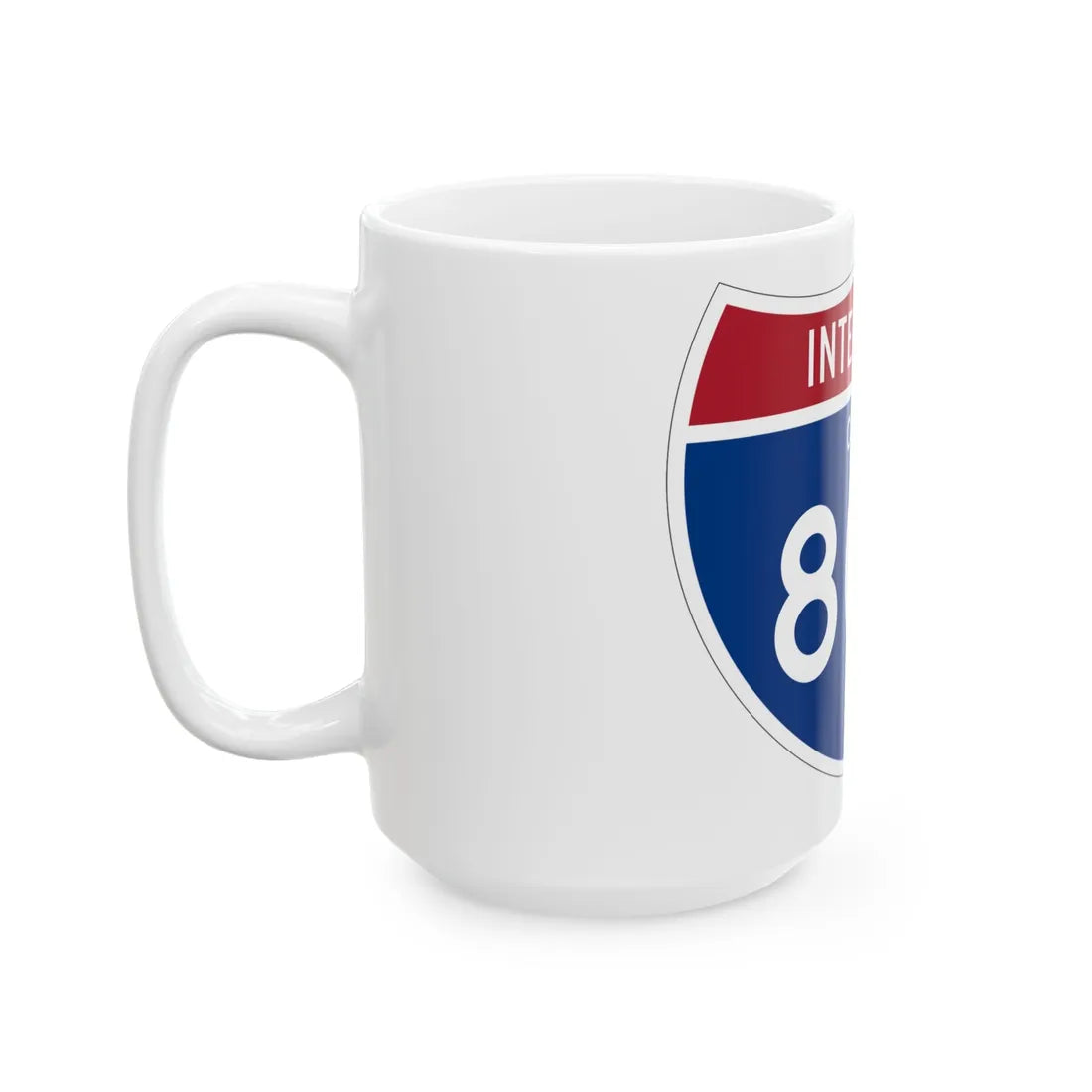 I-80N OH 1961 (Ohio) (Road Sign) White Coffee Mug - Go Mug Yourself