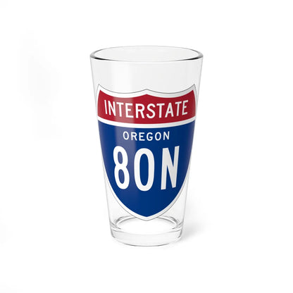 I-80N OR 1957 (Oregon) (Road Sign) Pint Glss 16oz 16oz - Go Mug Yourself