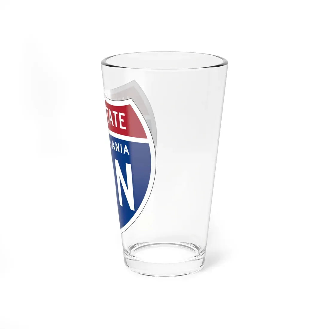 I-80N PA 1957 (Pennsylvania) (Road Sign) Pint Glass 16oz - Go Mug Yourself