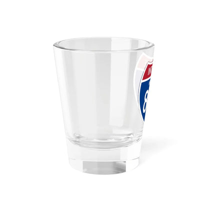 I-80S NE 1957 (Nebraska) (Road Sign) Shot Glass 1.5oz - Go Mug Yourself