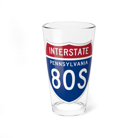 I-80S PA 1957 (Pennsylvania) (Road Sign) Pint Glss 16oz 16oz - Go Mug Yourself