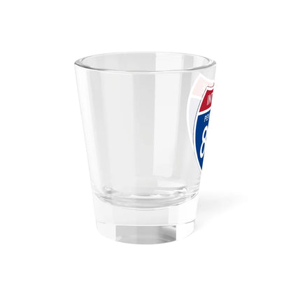 I-80S PA 1957 (Pennsylvania) (Road Sign) Shot Glass 1.5oz - Go Mug Yourself