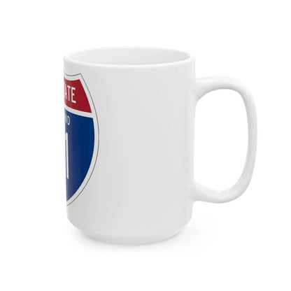 I-81 MD 1957 (Maryland) (Road Sign) White Coffee Mug - Go Mug Yourself