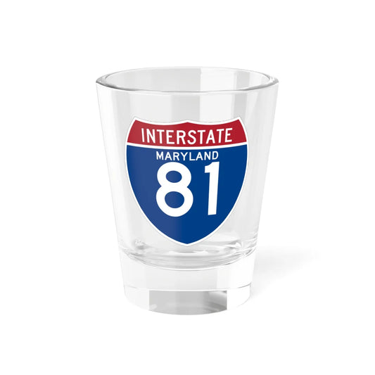 I-81 MD (Maryland) (Road Sign) Shot Glass 1.5oz 1.5oz - Go Mug Yourself