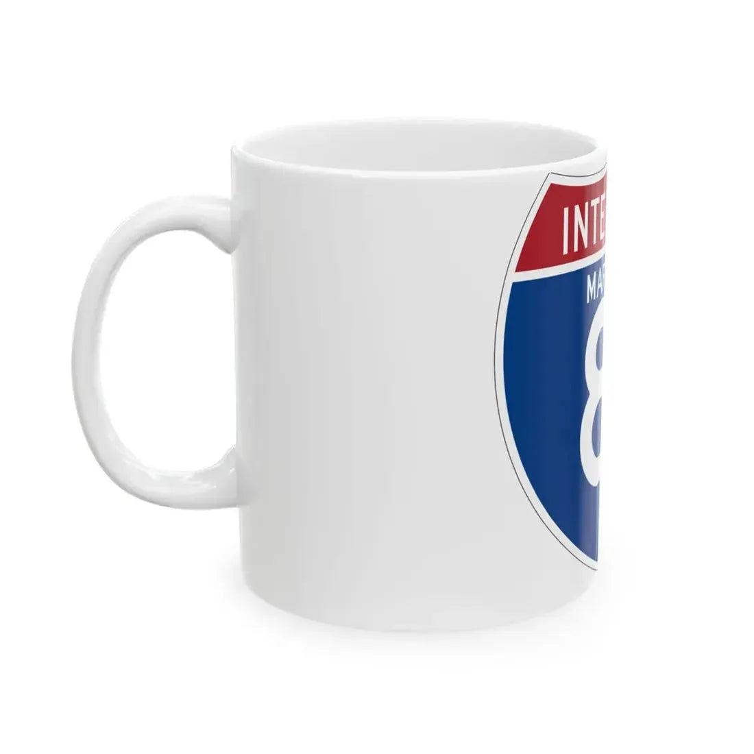I-81 MD (Maryland) (Road Sign) White Coffee Mug - Go Mug Yourself