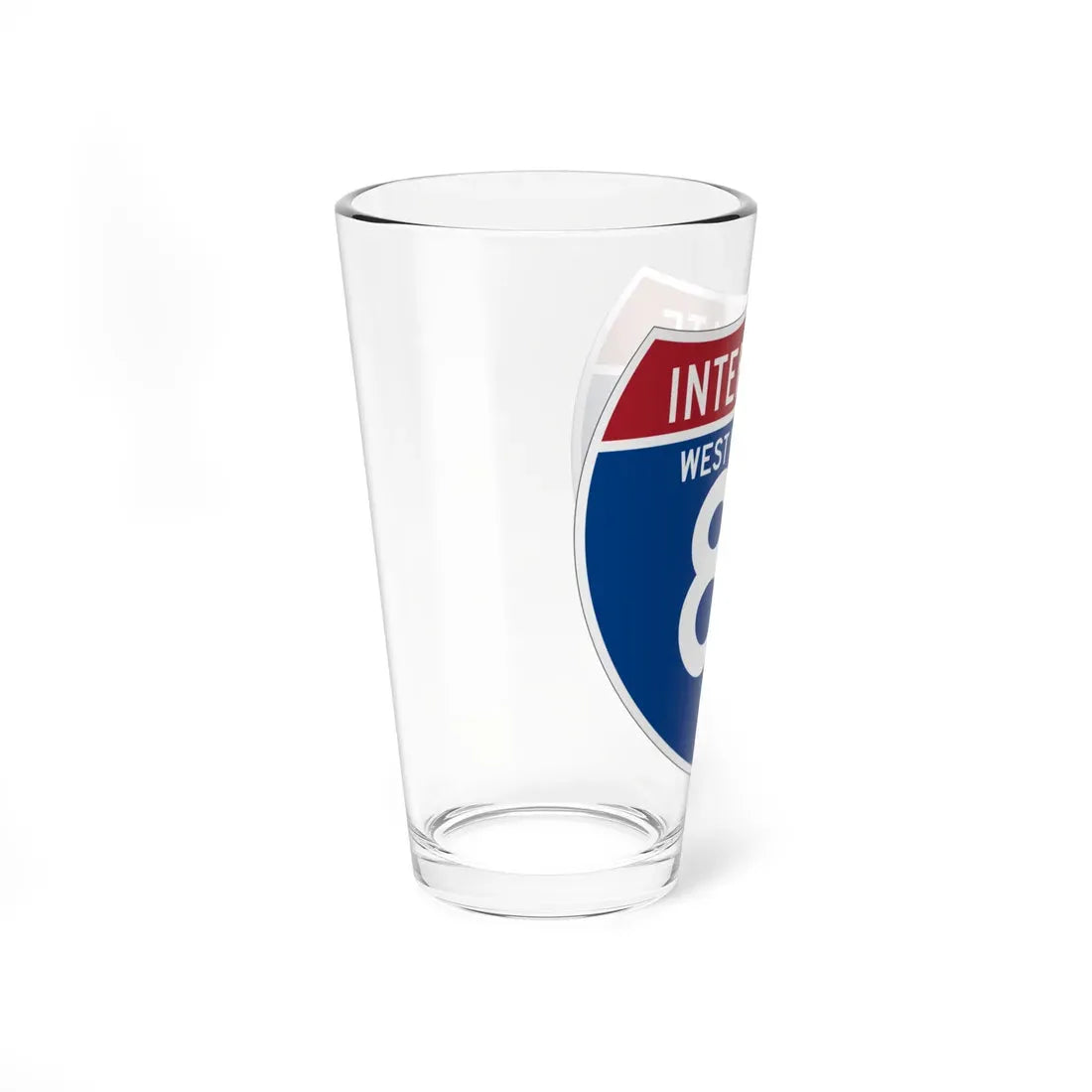 I-81 WV (Virginia) (Road Sign) Pint Glass 16oz - Go Mug Yourself