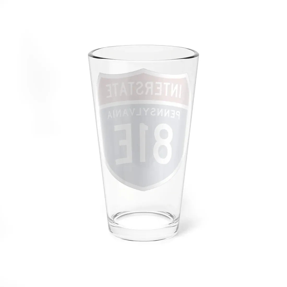 I-81E PA 1957 (Pennsylvania) (Road Sign) Pint Glass 16oz - Go Mug Yourself