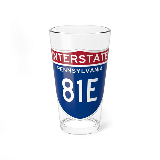 I-81E PA (Pennsylvania) (Road Sign) Pint Glass 16oz 16oz - Go Mug Yourself