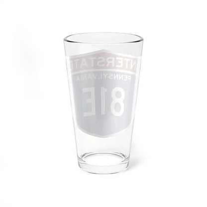 I-81E PA (Pennsylvania) (Road Sign) Pint Glass 16oz - Go Mug Yourself