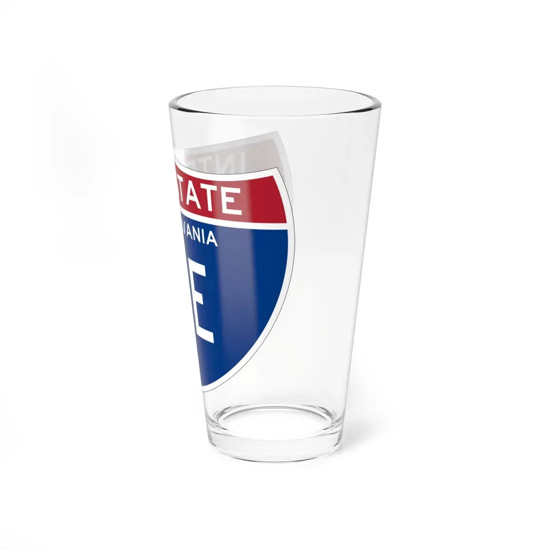I-81E PA (Pennsylvania) (Road Sign) Pint Glass 16oz - Go Mug Yourself