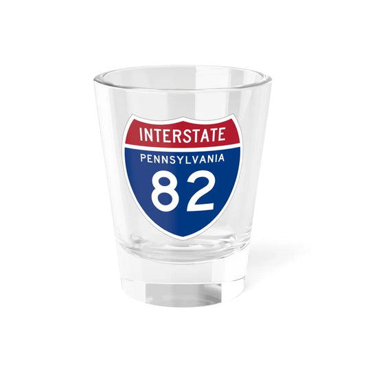 I-82 PA 1957 (Pennsylvania) (Road Sign) Shot Glass 1.5oz 1.5oz - Go Mug Yourself