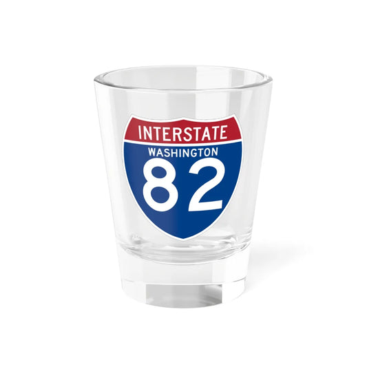 I-82 WA (Washington) (Road Sign) Shot Glass 1.5oz 1.5oz - Go Mug Yourself