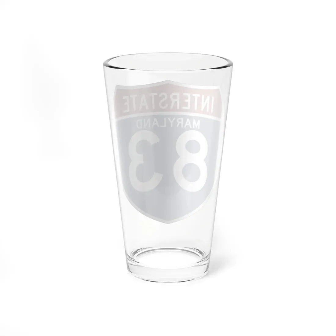 I-83 MD (Maryland) (Road Sign) Pint Glass 16oz - Go Mug Yourself