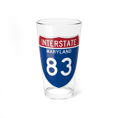 I-83 MD Metric (Maryland) (Road Sign) Pint Glss 16oz 16oz - Go Mug Yourself