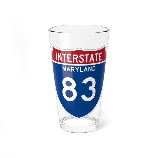 I-83 MD Metric (Maryland) (Road Sign) Pint Glss 16oz 16oz - Go Mug Yourself