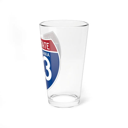 I-83 PA (Pennsylvania) (Road Sign) Pint Glass 16oz - Go Mug Yourself