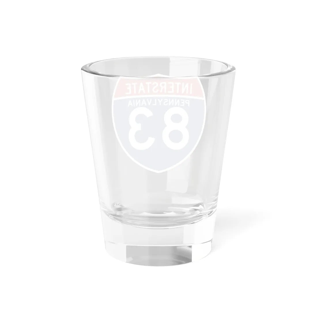 I-83 PA (Pennsylvania) (Road Sign) Shot Glass 1.5oz - Go Mug Yourself
