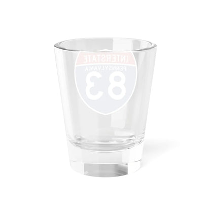 I-83 PA (Pennsylvania) (Road Sign) Shot Glass 1.5oz - Go Mug Yourself