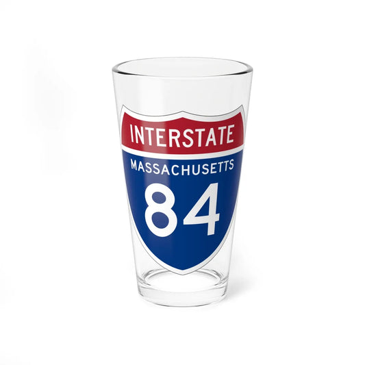 I-84 MA 1957 (Massachusetts) (Road Sign) Pint Glss 16oz 16oz - Go Mug Yourself