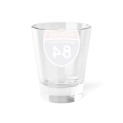 I-84 MA 1957 (Massachusetts) (Road Sign) Shot Glass 1.5oz - Go Mug Yourself