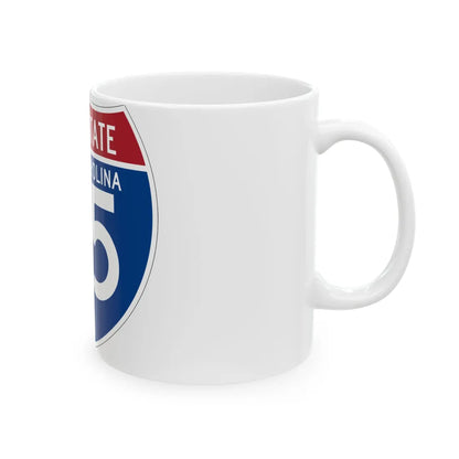 I-85 SC (South Carolina) (Road Sign) White Coffee Mug - Go Mug Yourself
