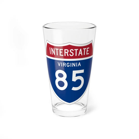 I-85 VA 1957 (Virginia) (Road Sign) Pint Glss 16oz 16oz - Go Mug Yourself