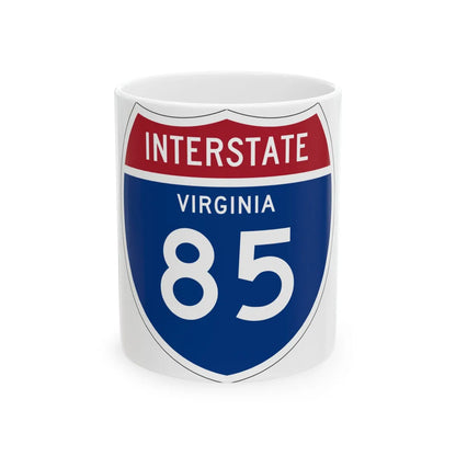 I-85 VA 1957 (Virginia) (Road Sign) White Coffee Mug 11oz - Go Mug Yourself