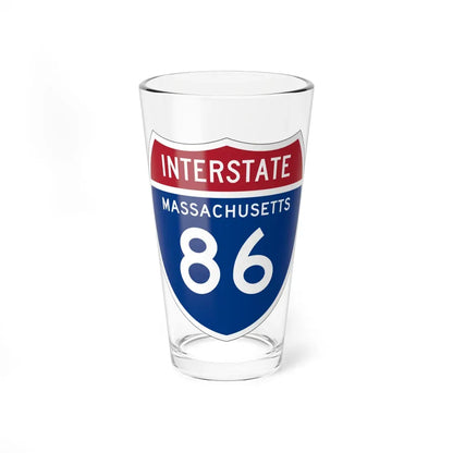I-86 MA 1957 (Massachusetts) (Road Sign) Pint Glass 16oz 16oz - Go Mug Yourself