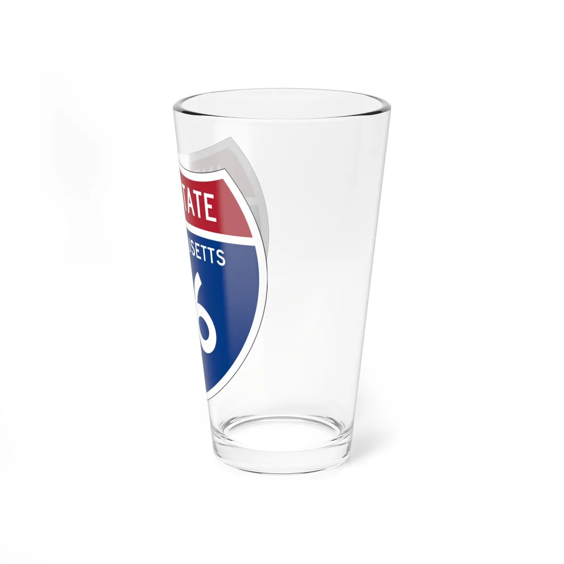 I-86 MA 1957 (Massachusetts) (Road Sign) Pint Glss 16oz - Go Mug Yourself