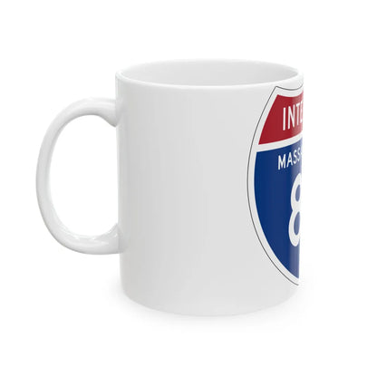 I-86 MA 1957 (Massachusetts) (Road Sign) White Coffee Mug - Go Mug Yourself