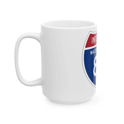 I-86 MA 1957 (Massachusetts) (Road Sign) White Coffee Mug - Go Mug Yourself