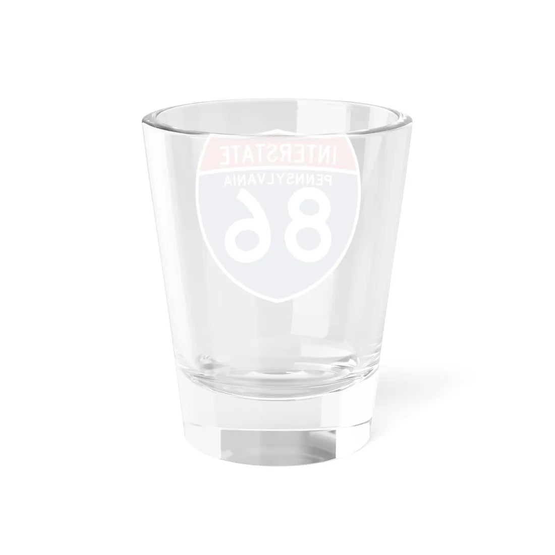 I-86 PA (Pennsylvania) (Road Sign) Shot Glass 1.5oz - Go Mug Yourself