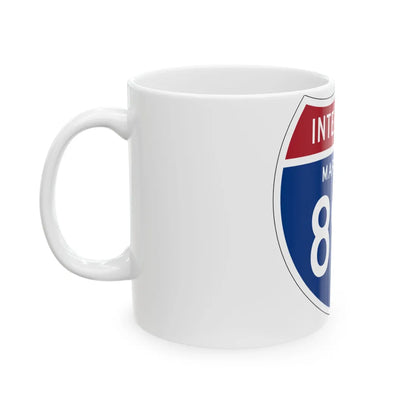 I-895 MD 1957 (Maryland) (Road Sign) White Coffee Mug - Go Mug Yourself