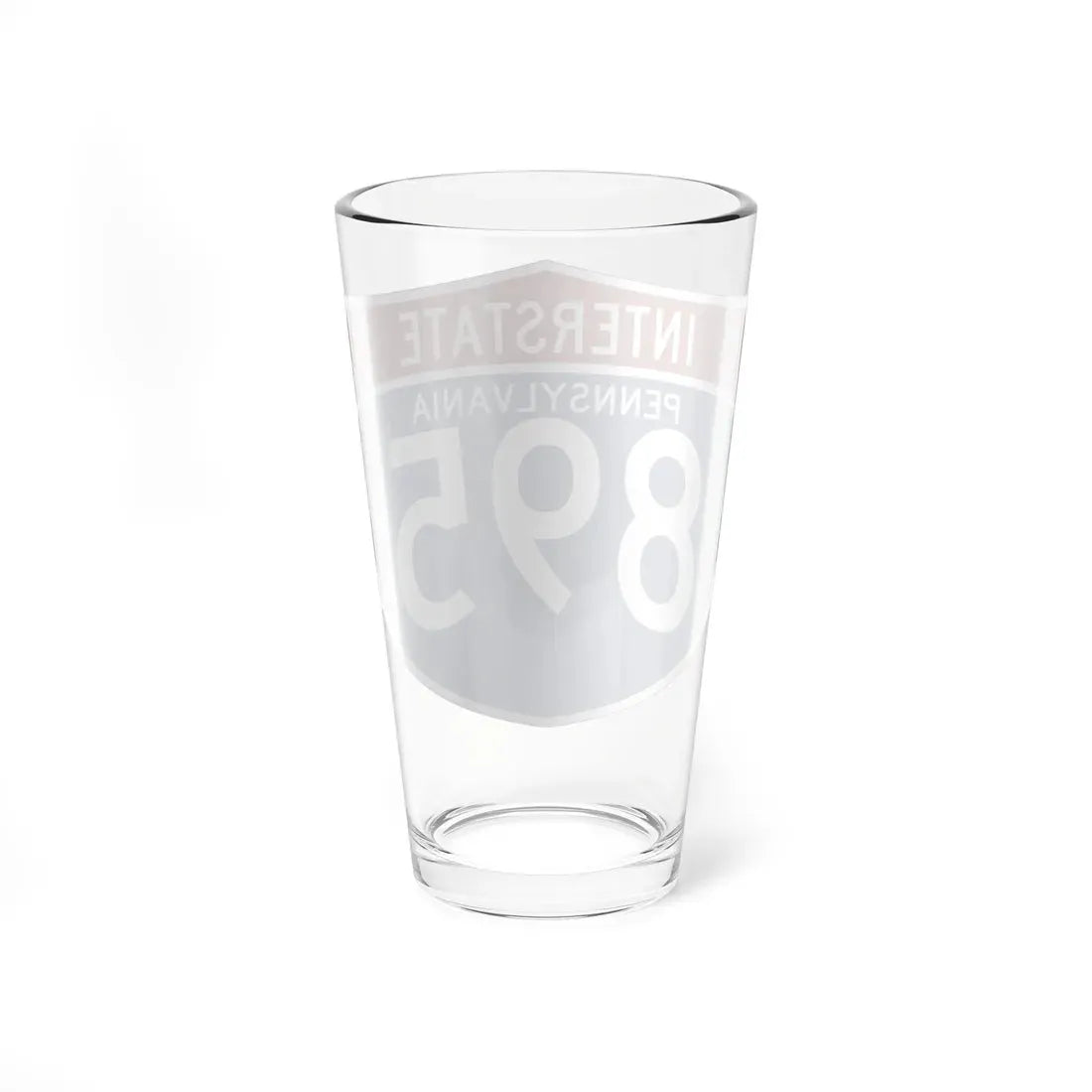 I-895 PA (Pennsylvania) (Road Sign) Pint Glass 16oz - Go Mug Yourself